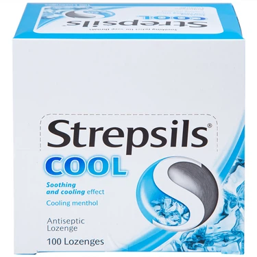 Viên ngậm Strepsils Cool giảm đau họng