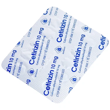Thuốc Cetirizin DMC 10mg điều trị viêm mũi dị ứng, mày đay