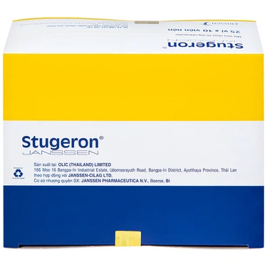 Thuốc Stugeron 25mg điều trị rối loạn tuần hoàn não