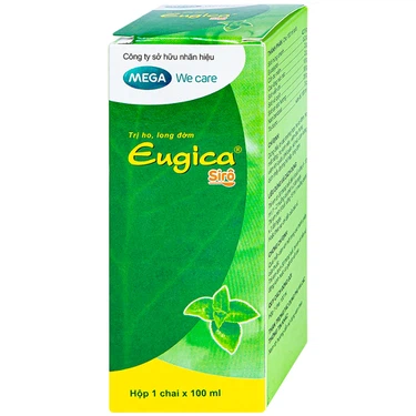 Siro Eugica hỗ trợ điều trị ho, long đờm (100ml)