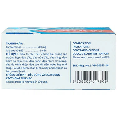 Thuốc Hapacol Blue điều trị đau đầu, đau nửa đầu, đau răng
